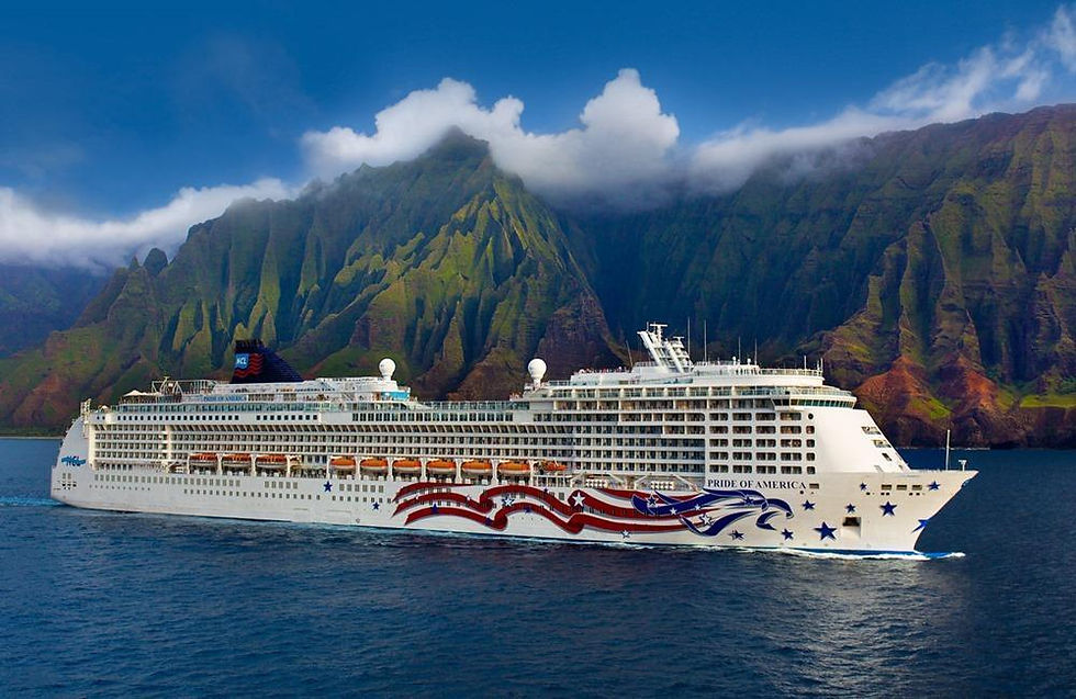 NCL's Pride of America cruise ship in Hawaii