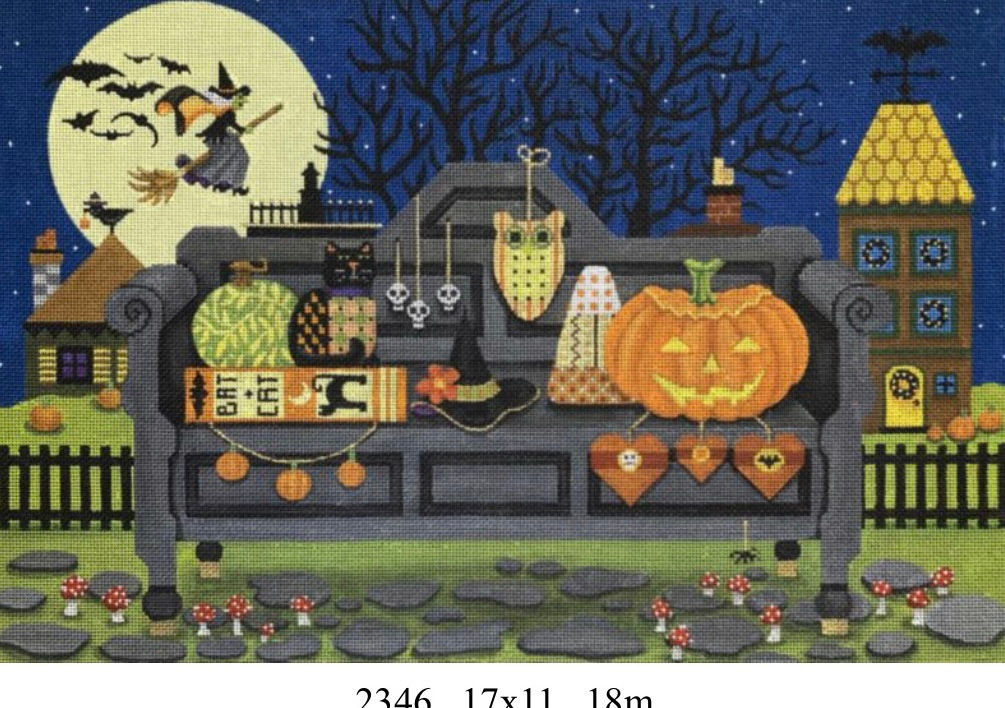 Halloween Bench by Melissa Shirley Designs