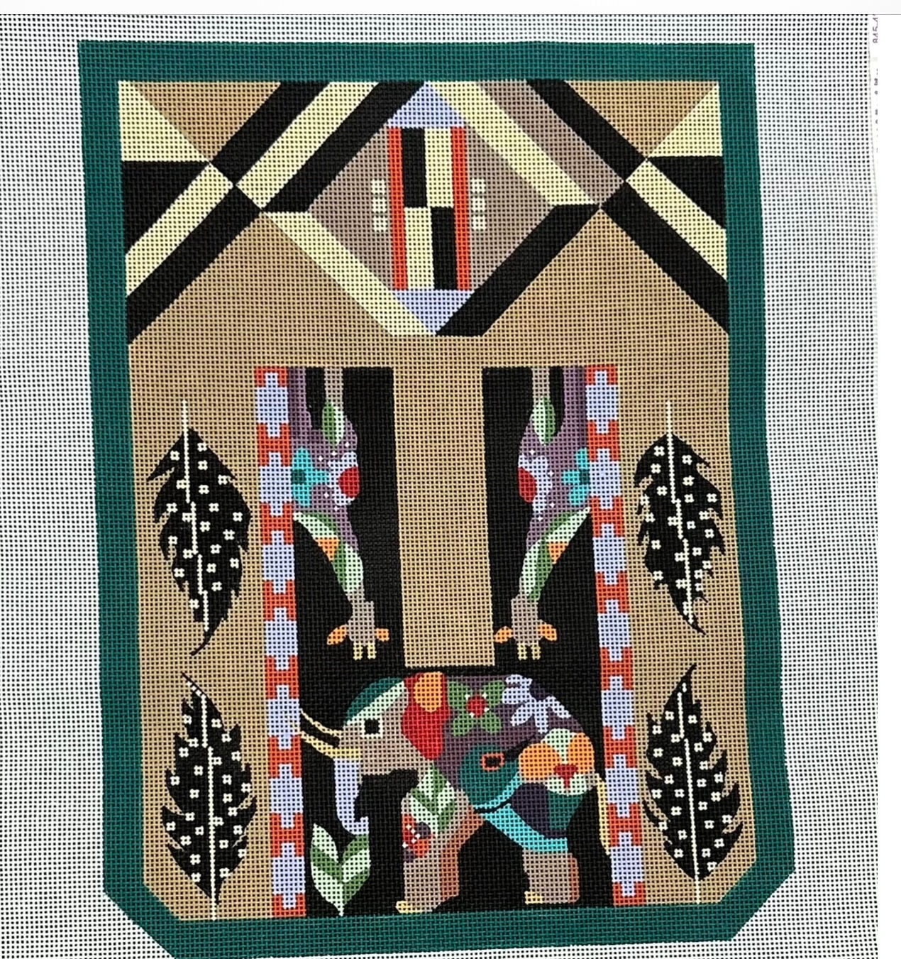 African Folded Clutch by Melissa Prince