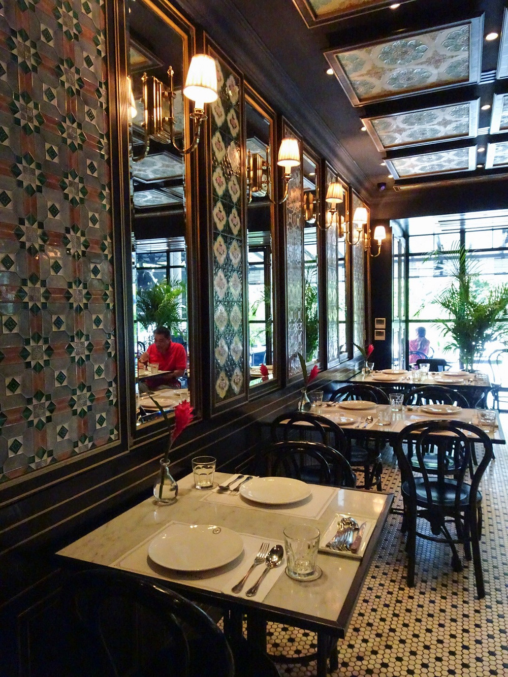 Food at Violet Oon restaurant in Bukit Timah Singapore