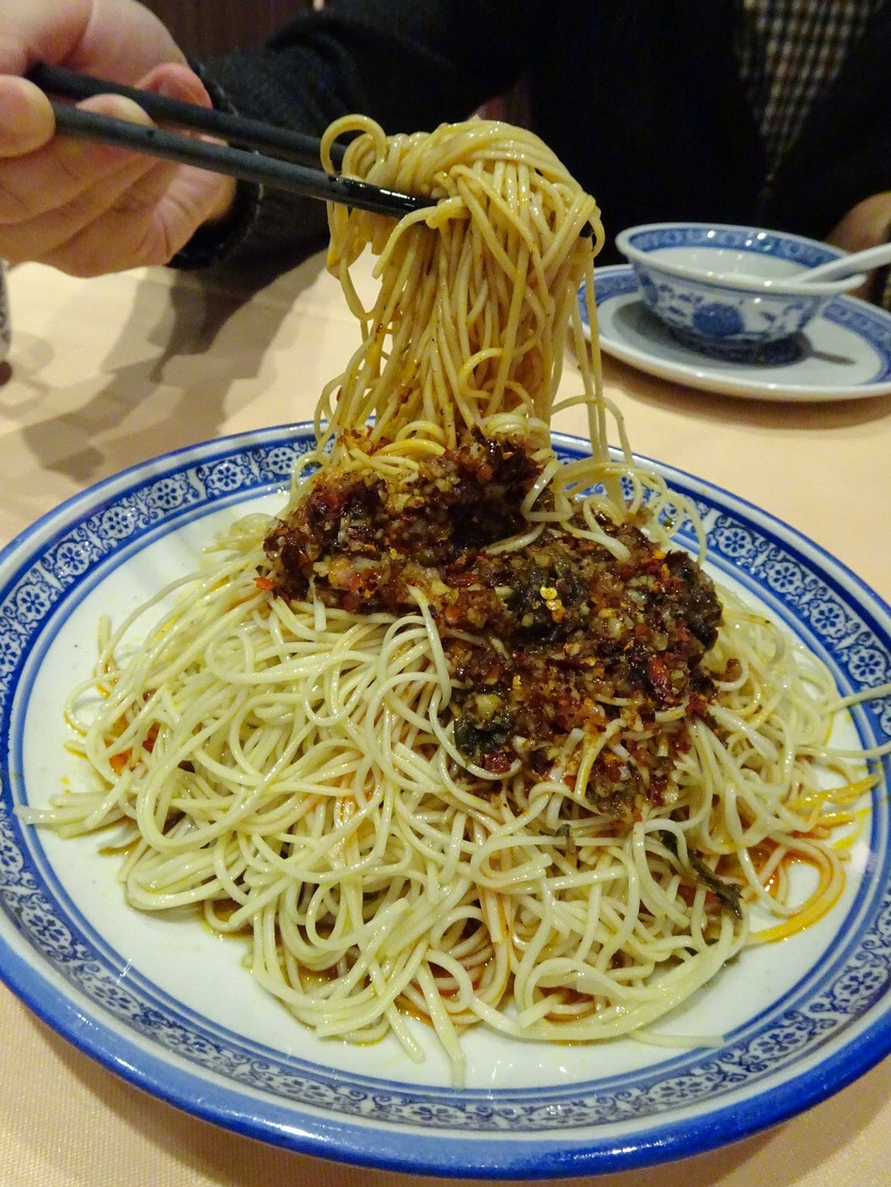 Food at Sijie Sichuan restaurant in Hong Kong