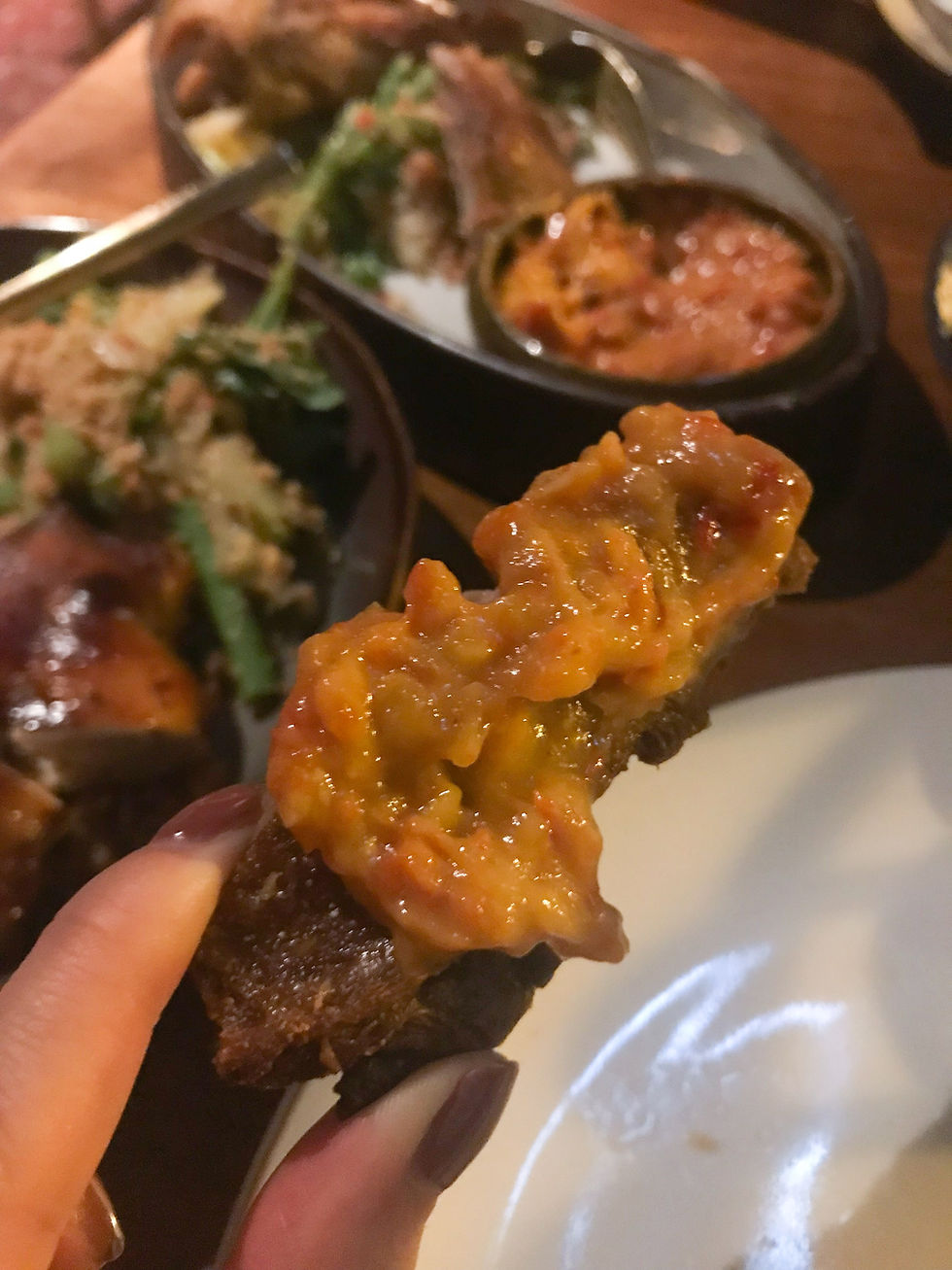 Food at Kaum Indonesian restaurant by Potato Head in Hong Kong