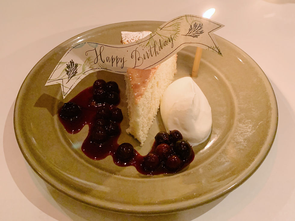 Food at Chez Panisse restaurant in Berkeley, California