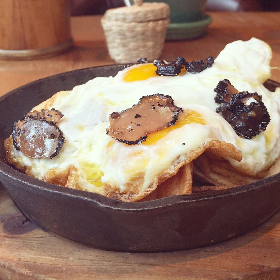 Food at The Optimist restaurant by Pirata Group in Hong Kong