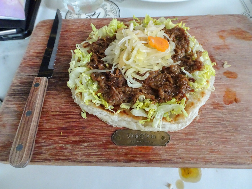 Food at Violet Oon restaurant in Bukit Timah Singapore
