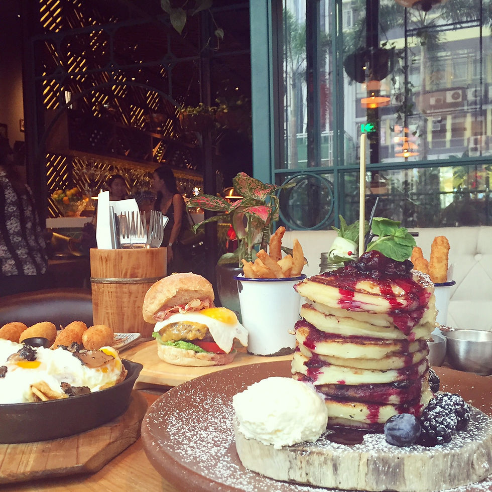 Food at The Optimist restaurant by Pirata Group in Hong Kong