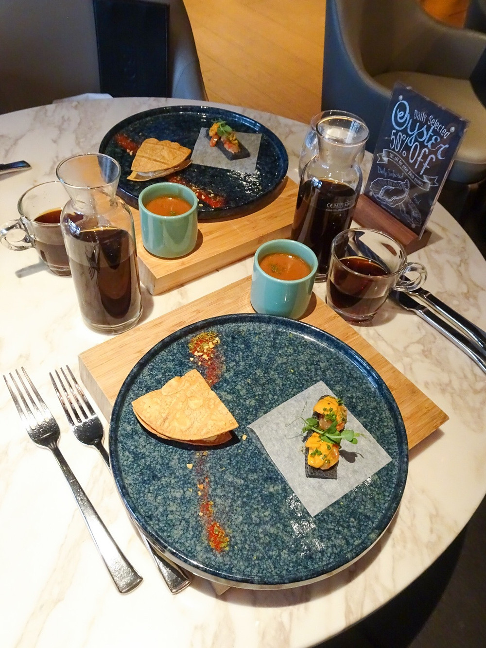 Food at Cafe Albergue 1601 in Hong Kong