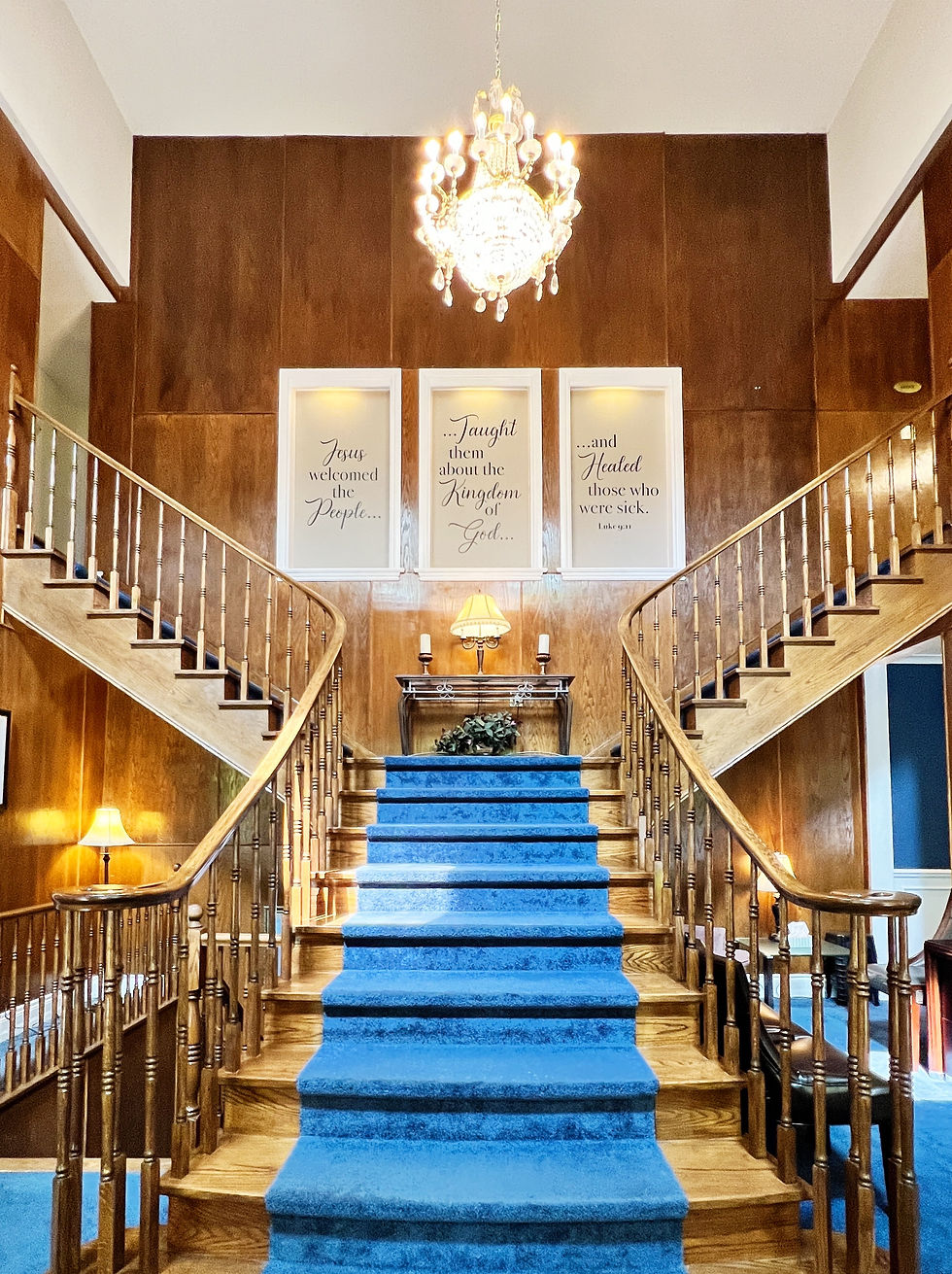 Lobby at Ellel Ministries Canada Christian Retreat Centre