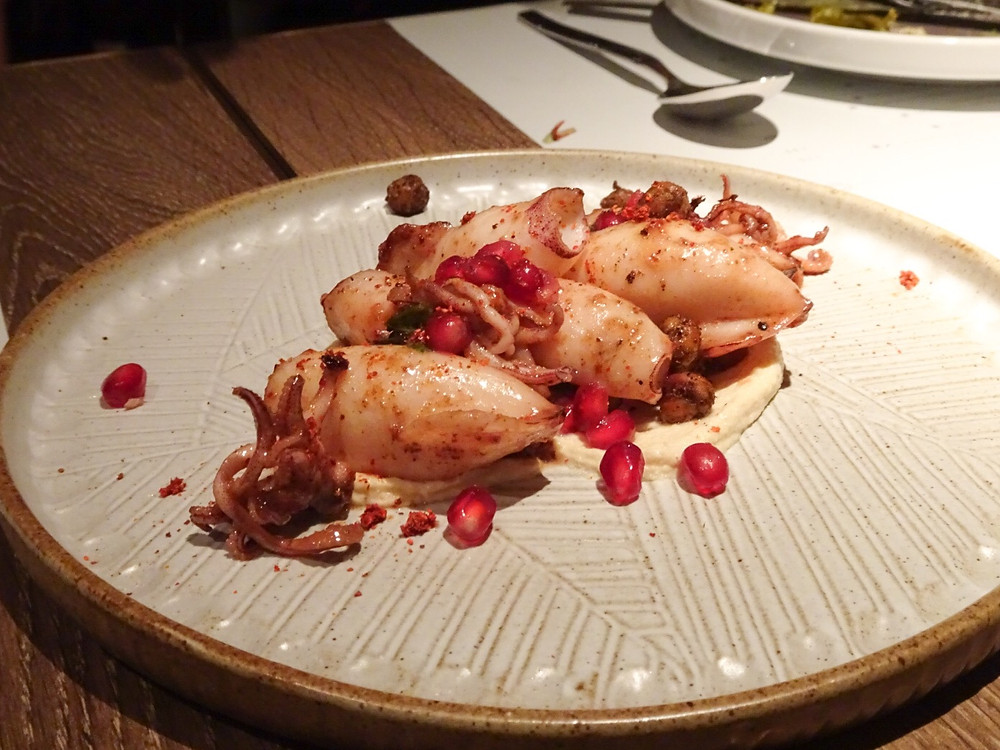 Food at Bedu restaurant in Hong Kong