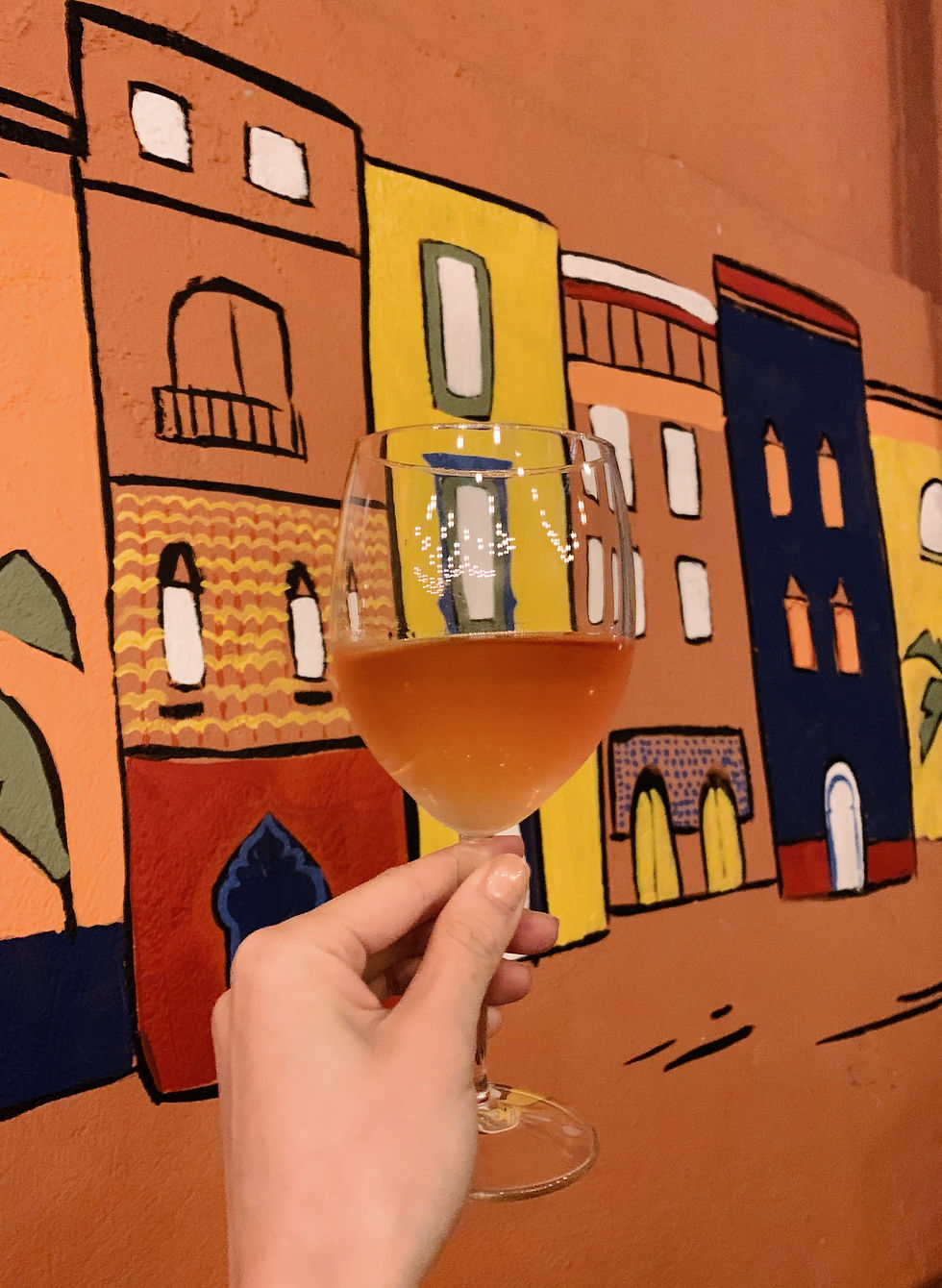 Wine at Maison Libanaise restaurant in Hong Kong