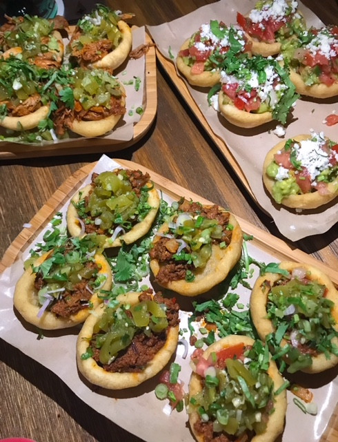 Food at Agave Mexican restaurant in Hong Kong