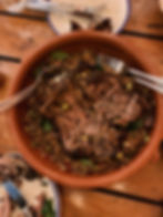 Food at Maison Libanaise restaurant in Hong Kong