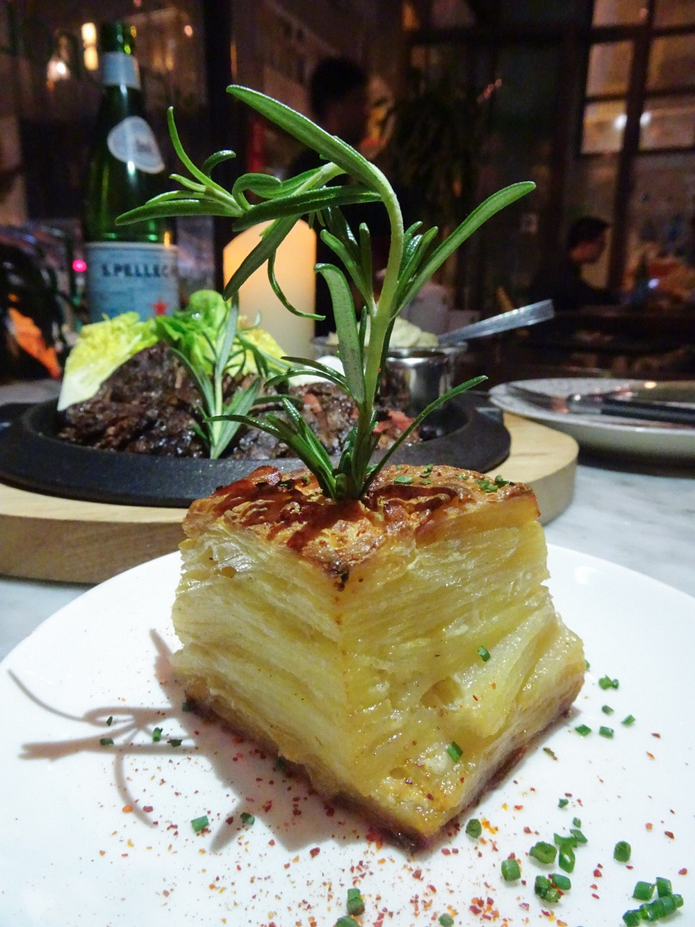 Food at Metropolitain a French restaurant in Hong Kong