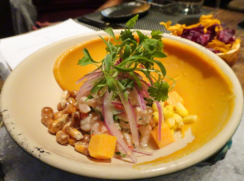 Food at Picada Latin American restaurant in Hong Kong