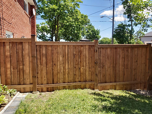 total-privacy fence with 2"x4" sandwiching on both sides