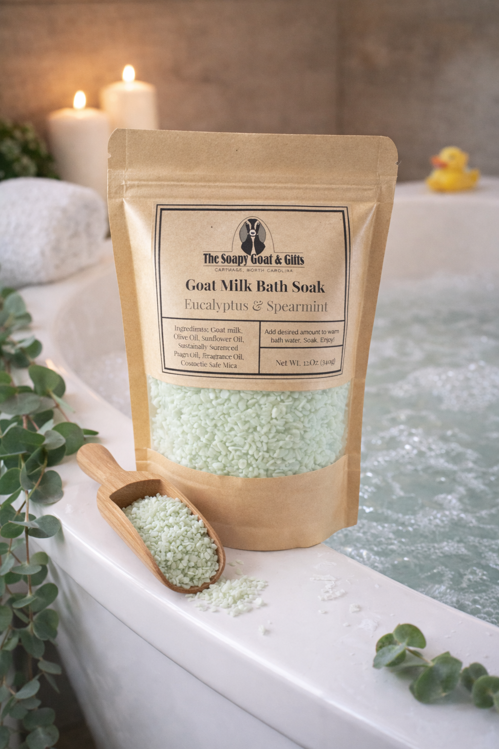 Goat milk bath soak 