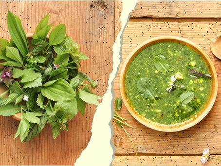 klassische Neun-Kräuter Suppe