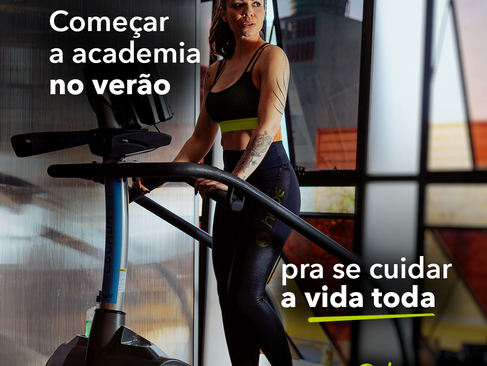 Começar a academia no verão para se cuidar a vida inteira