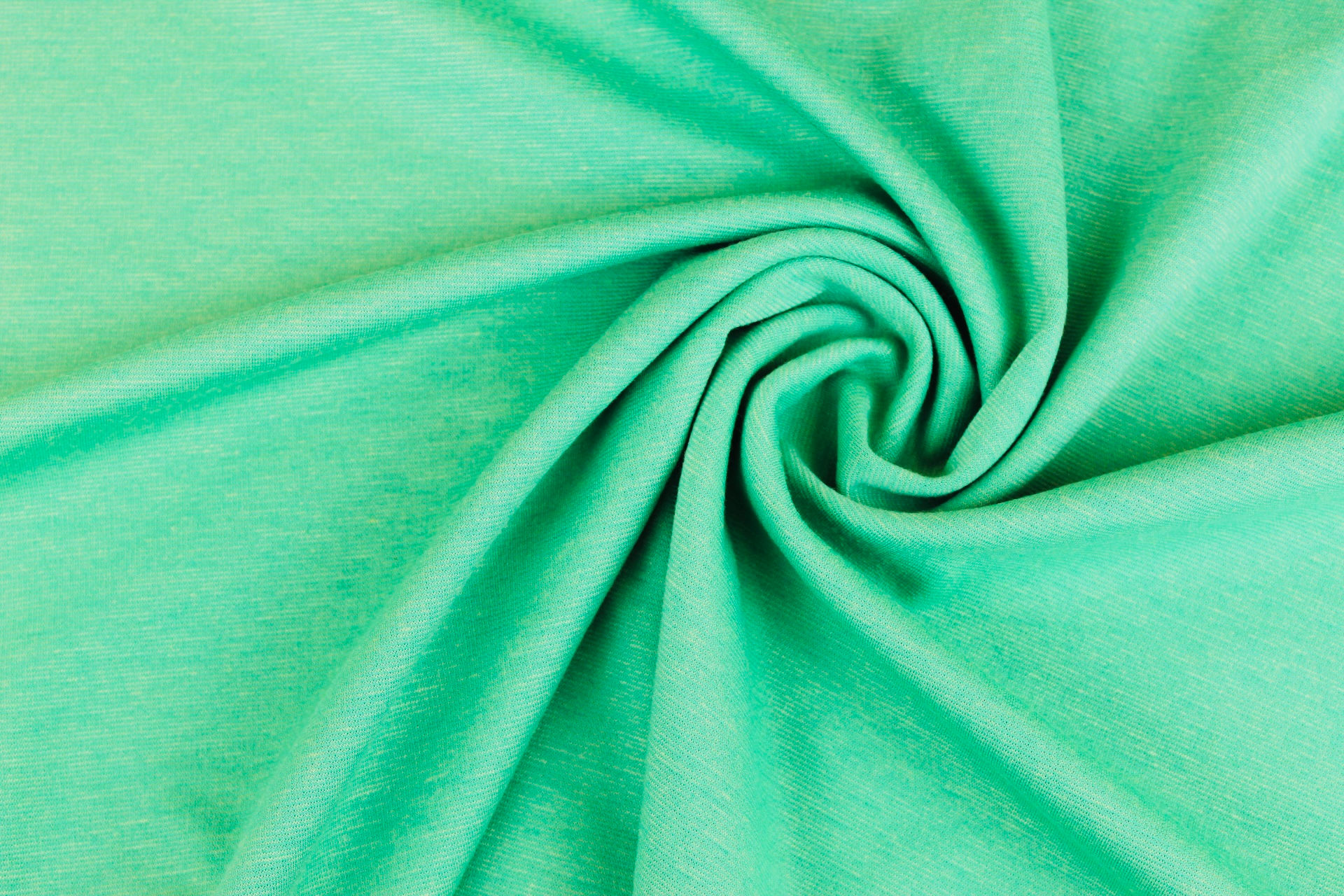 Polyester Jersey Stretch Mix Fabric in Emerald Green.