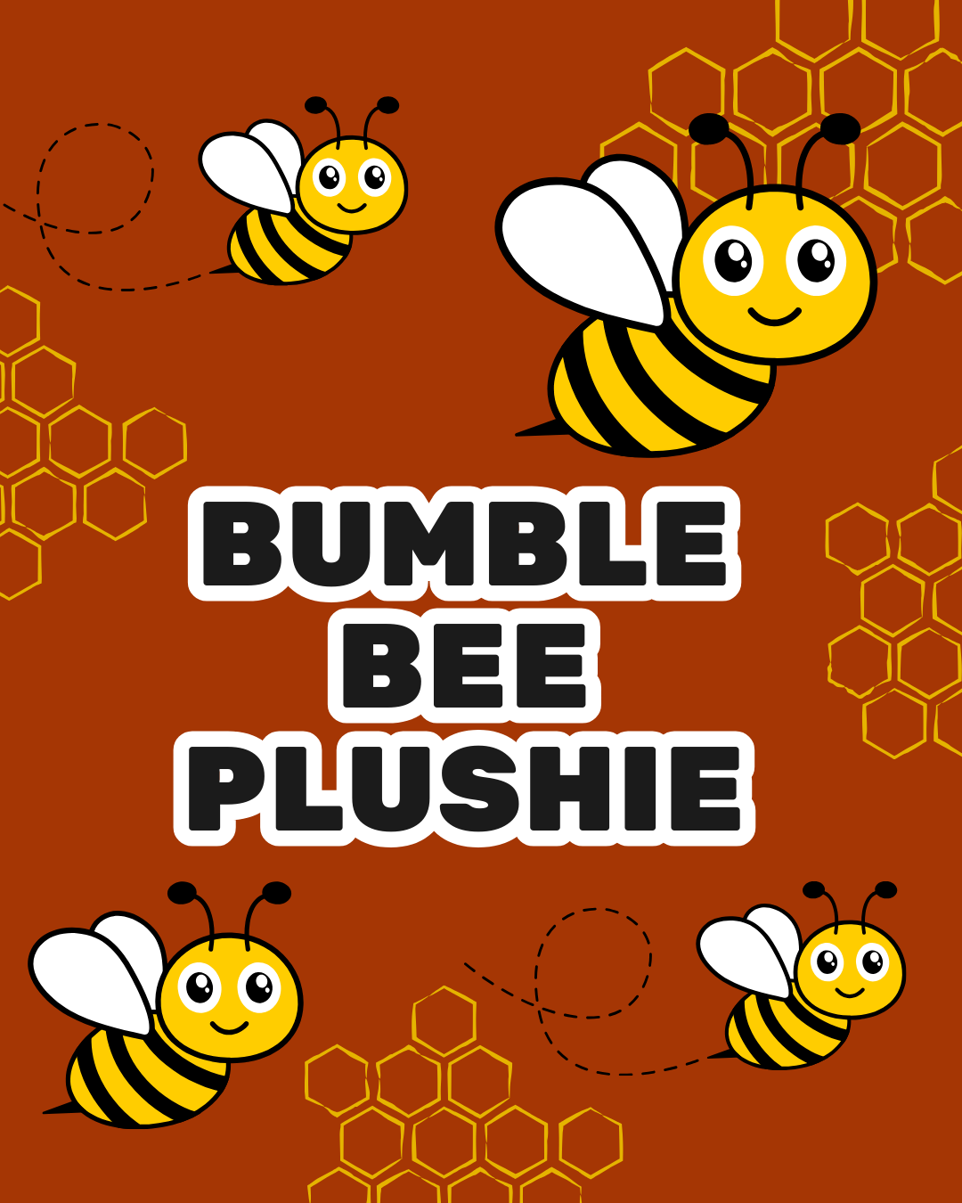 1 Hour Children's Bumble Bee Plushie Workshop