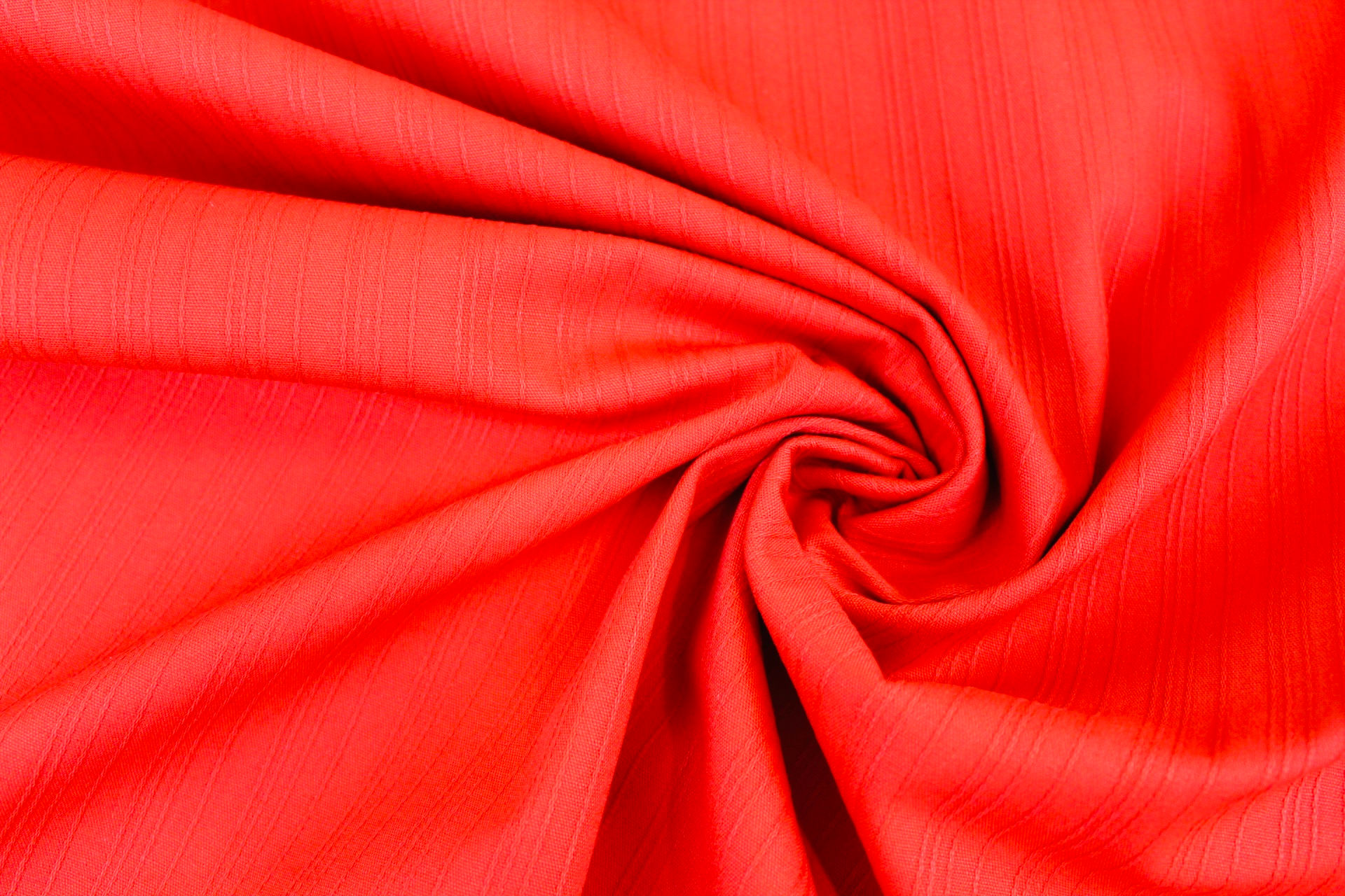 Shadow Stripe Mix in Bright Red Cotton Elastane