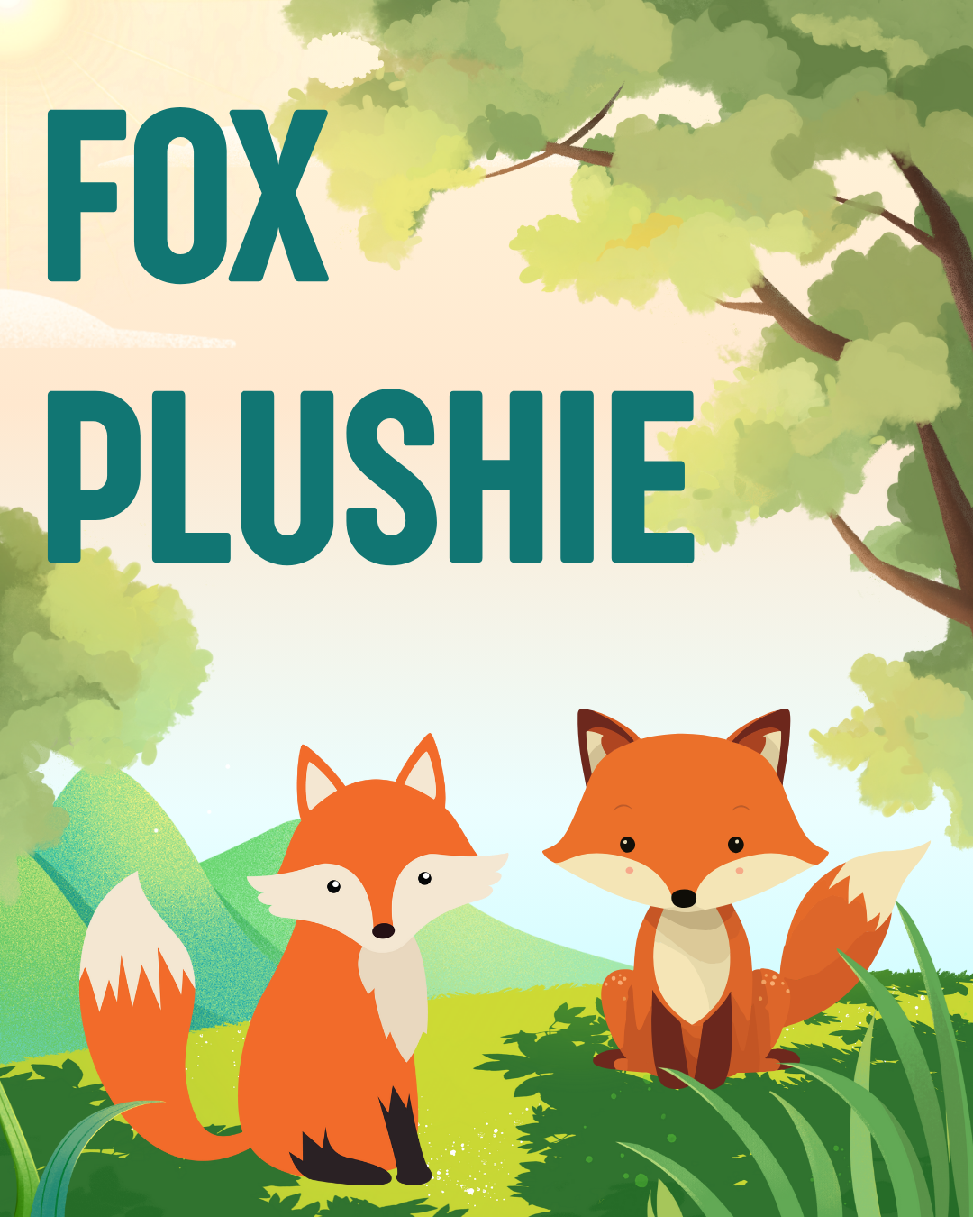 1 Hour Children's Fox Plushie Workshop