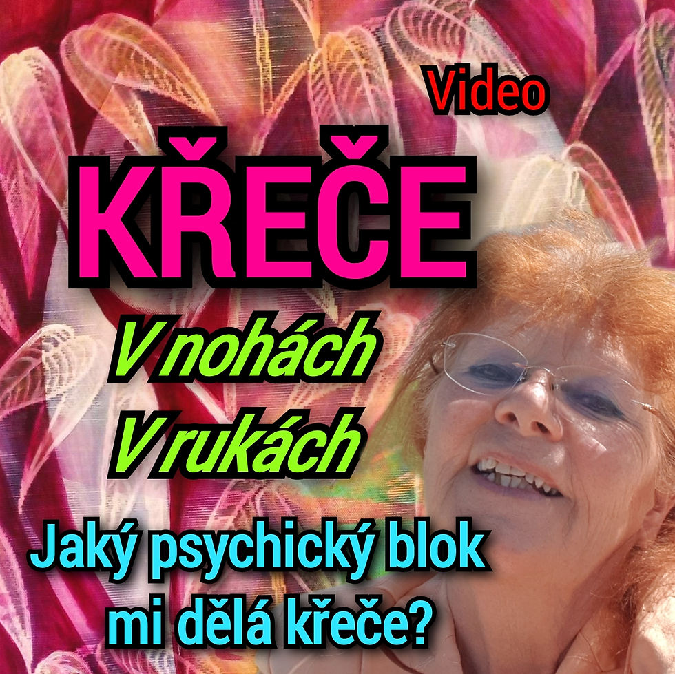Video: Křeče v nohách a rukách