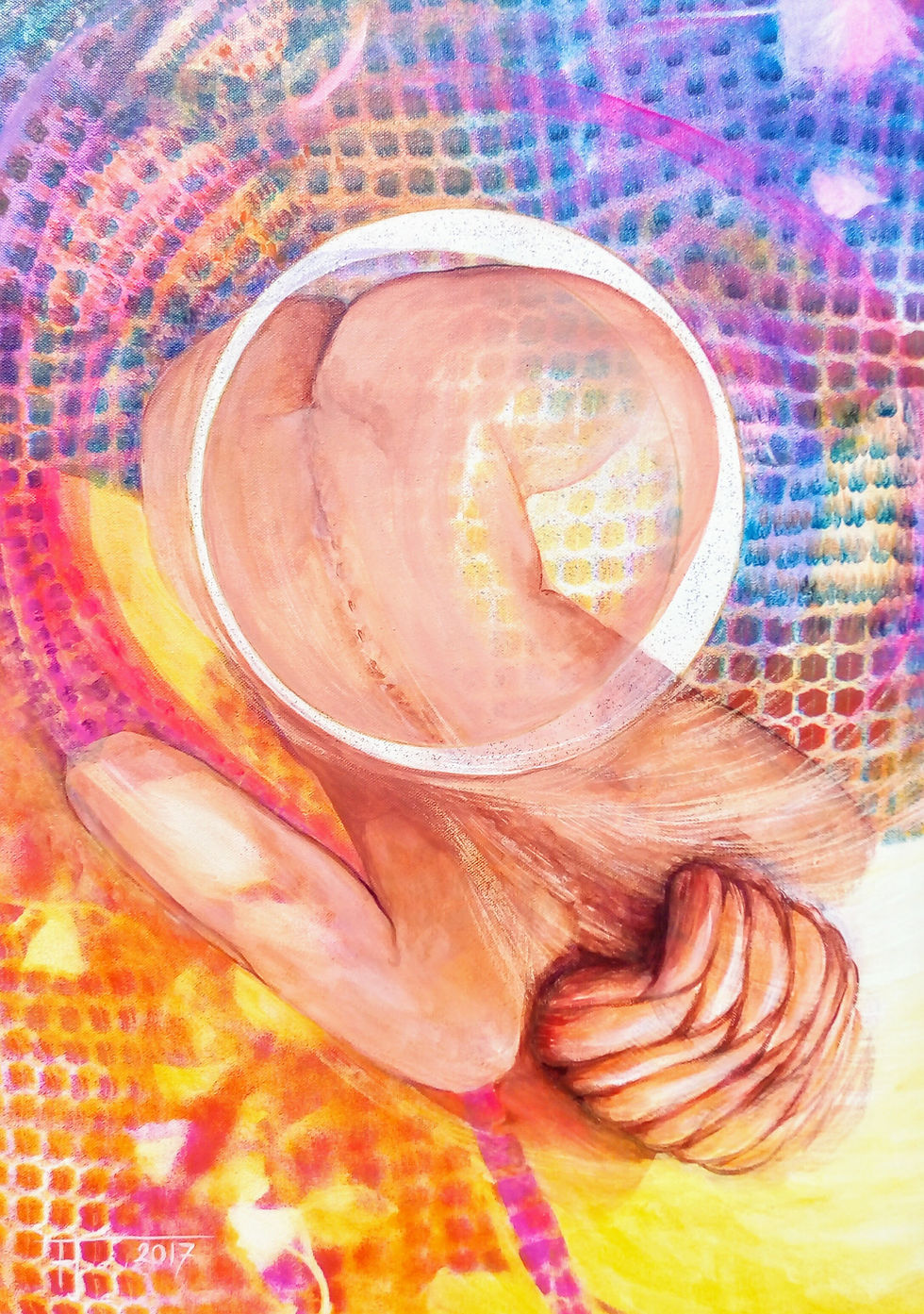 FEMINITA  1, 2017 akryl na plátně 70 x 50 cm N643