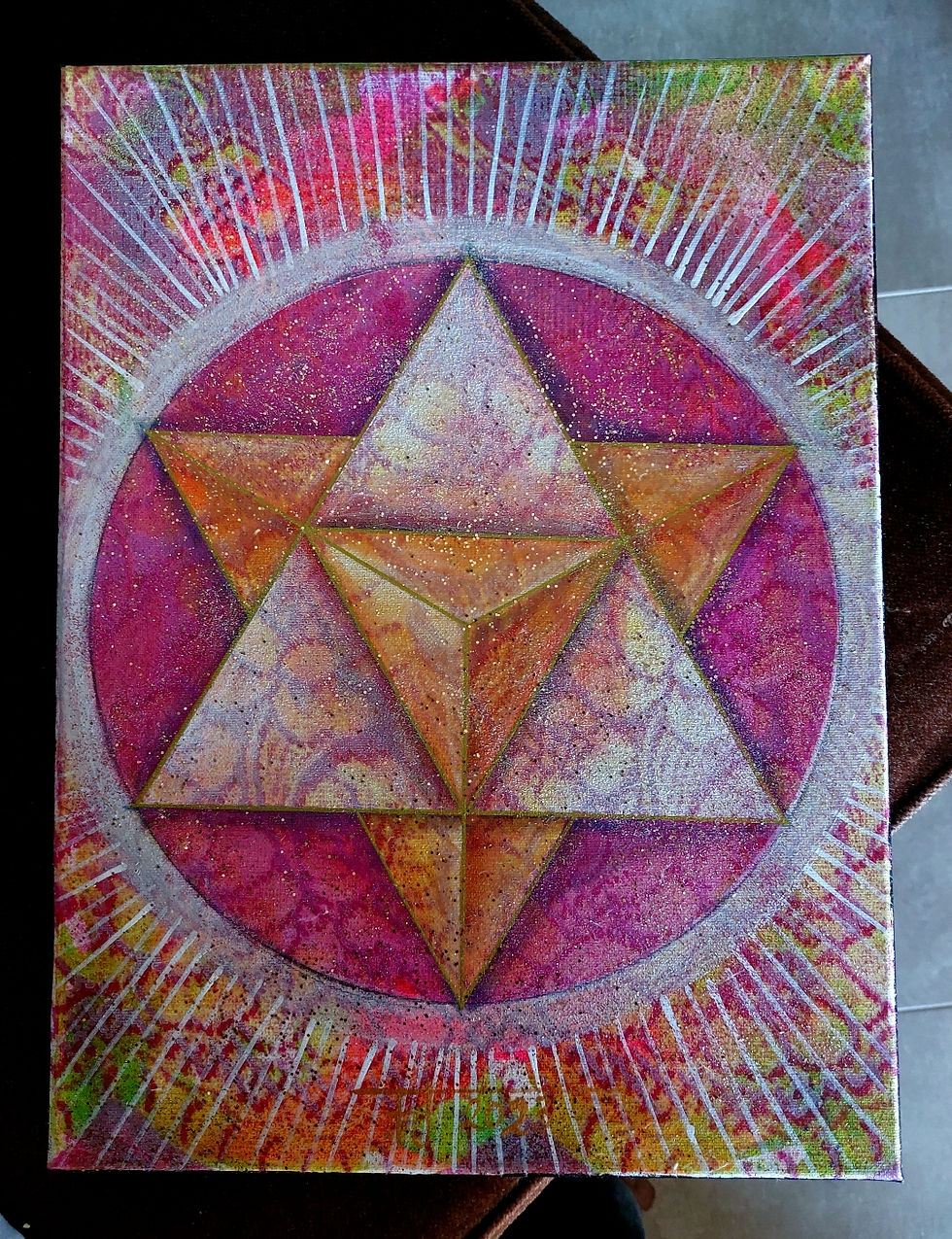 Miniatura: Láska ke zdroji 2023 akryl plátno 40x30cm N2088