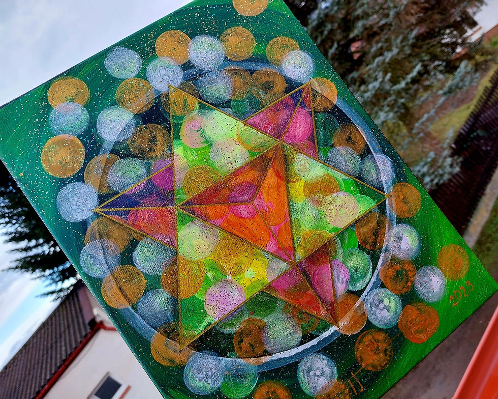Miniatura: Láska příroda 2023 akryl plátno 30 x 40 cm N2101