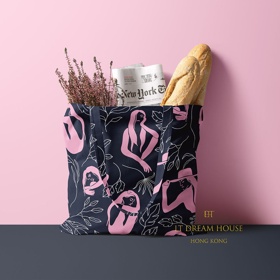 Thumbnail: Wonder Lady Tote Bag 100% Cotton Oxford Canvas