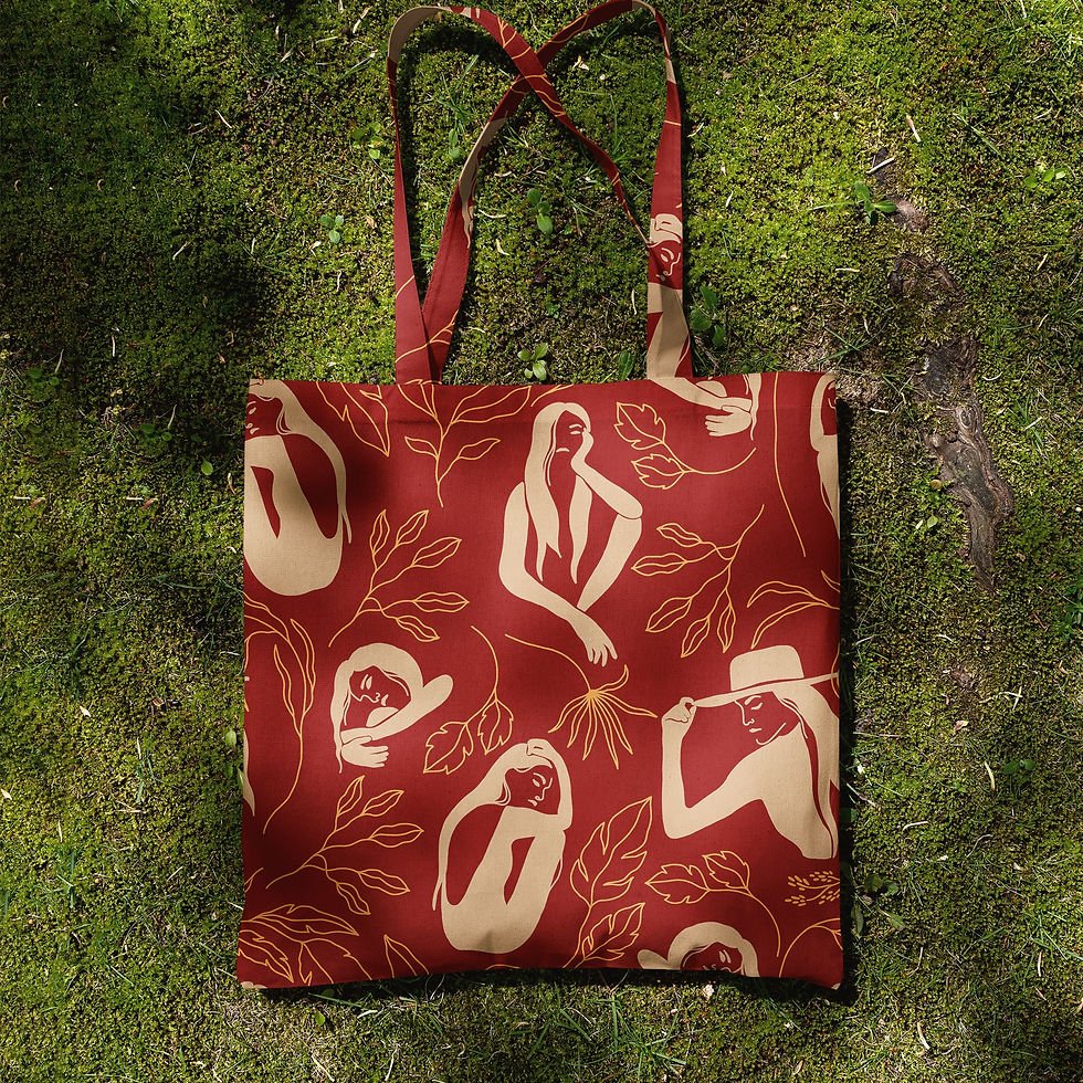 Thumbnail: Wonder Lady Tote Bag 100% Cotton Oxford Canvas