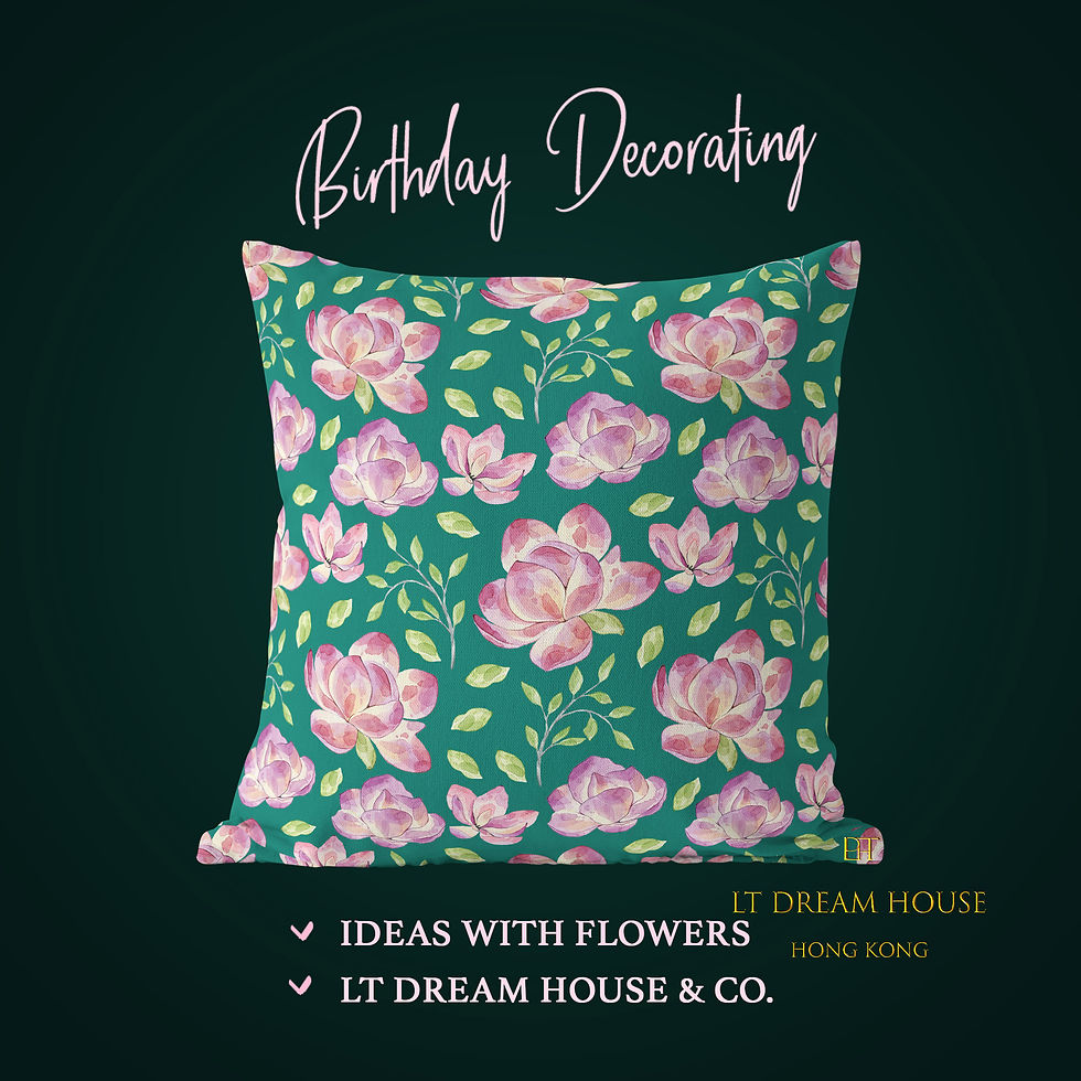 Thumbnail: 100% Cotton Oxford Canvas Pillow Case Cushion Cover The Lotus