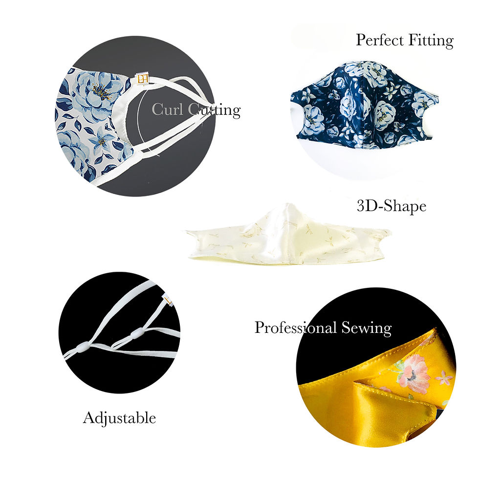 Thumbnail: Silk Face Mask - Mid-Summer Night's Dream