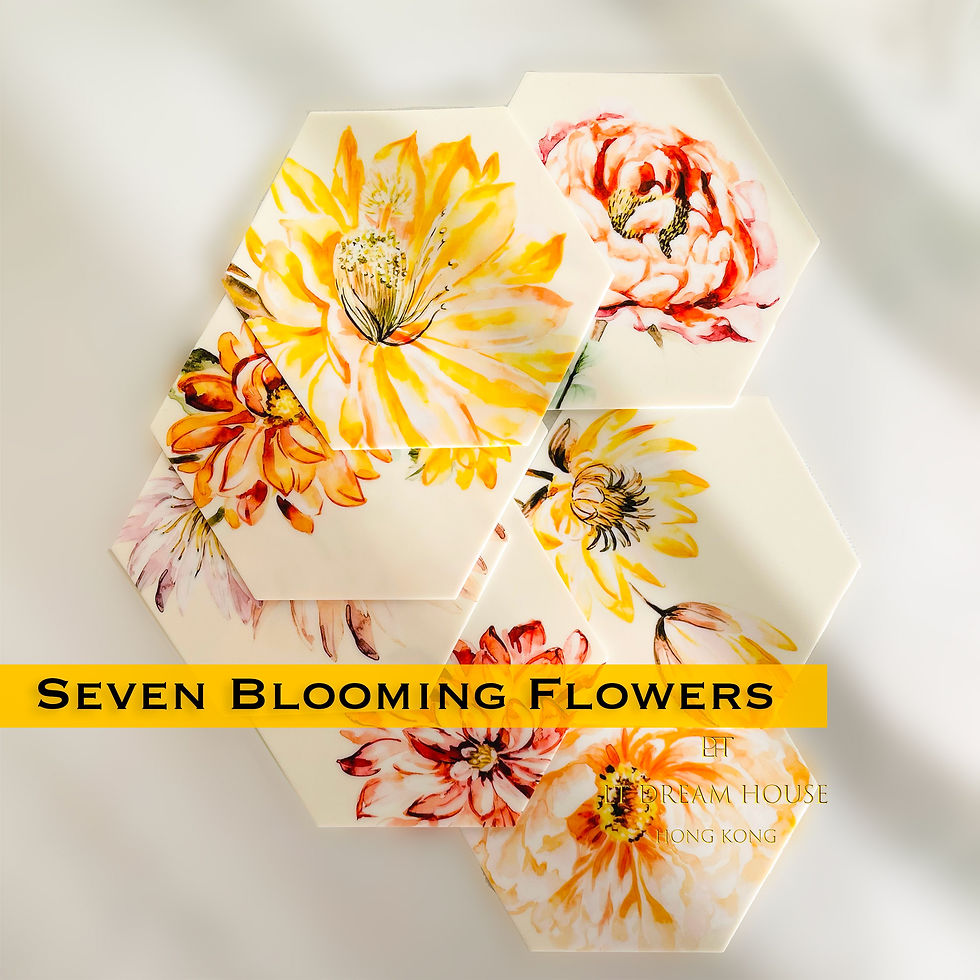 Thumbnail: Blooming Flowers | Silicone Placemats & Coasters