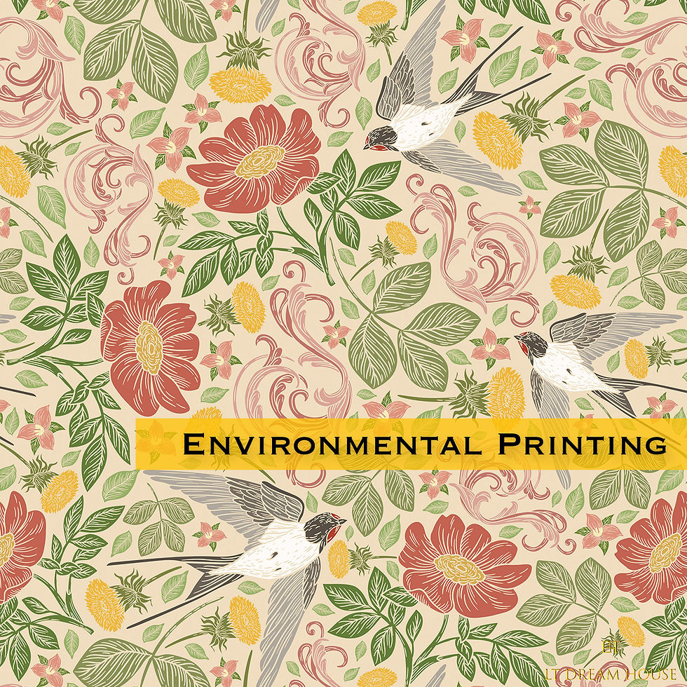 Thumbnail: Swallows in the Backyard | Silicone Placemats