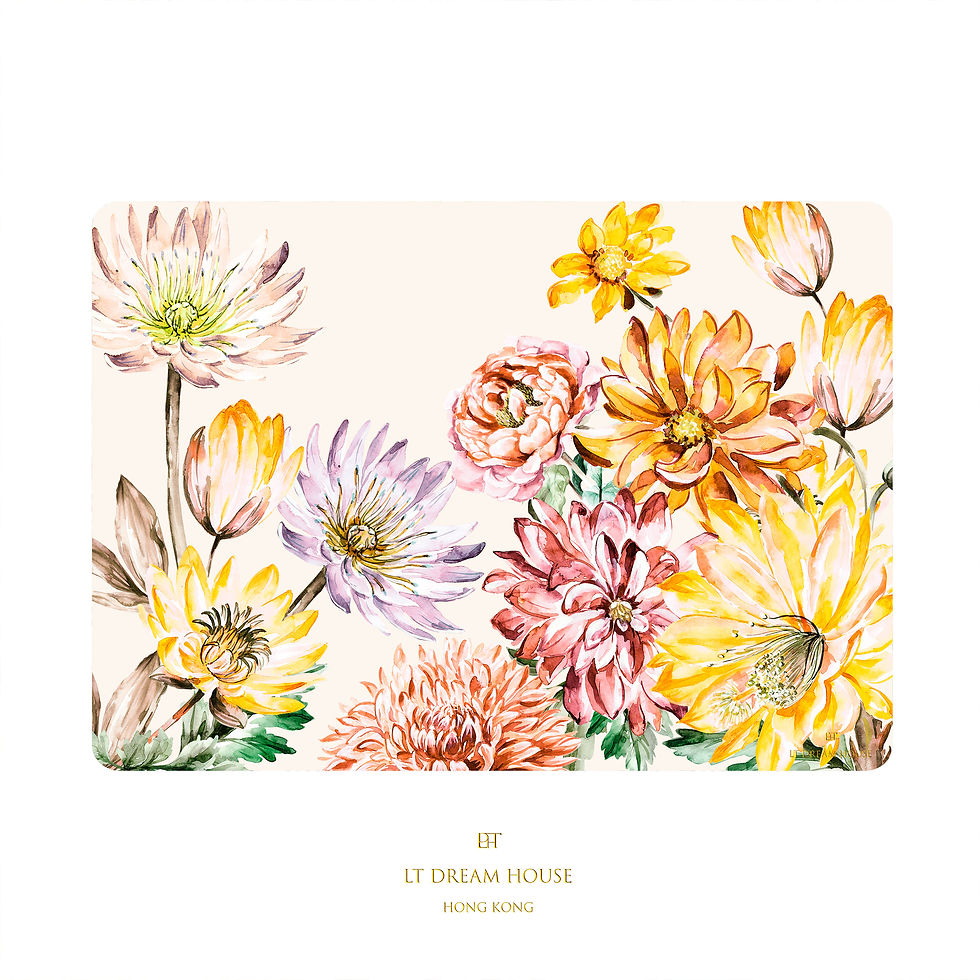 Thumbnail: Blooming Flowers | Silicone Placemats & Coasters