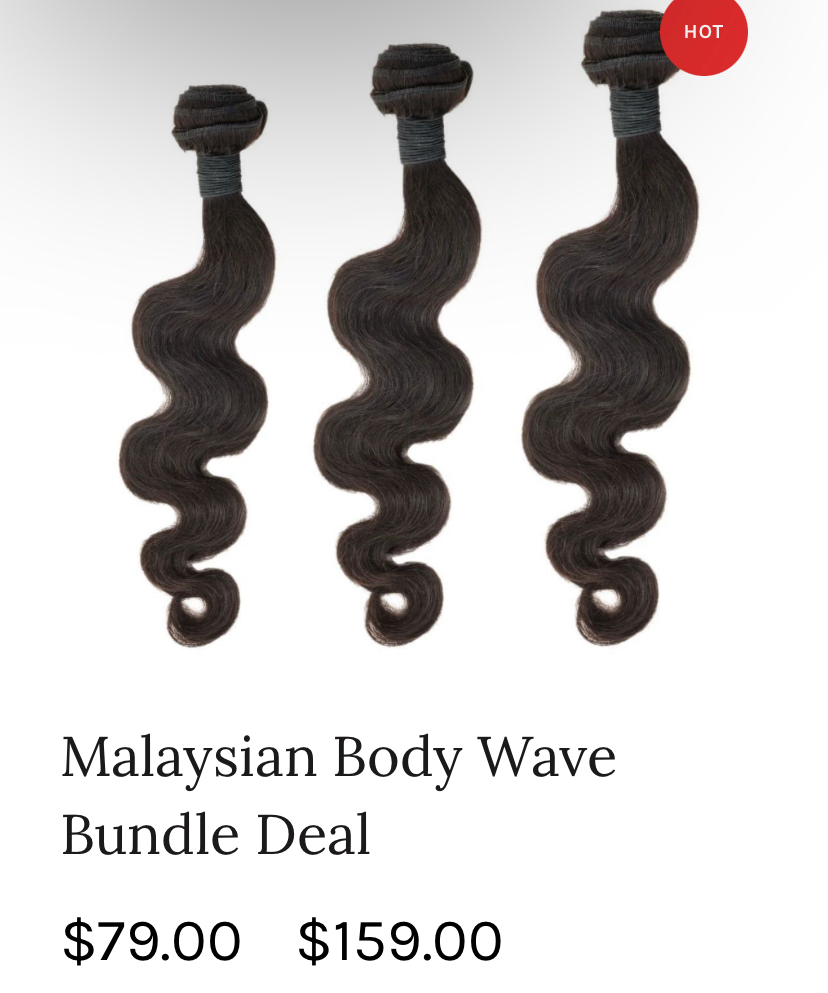 Thumbnail: Malaysian Body Wave Bundle Set