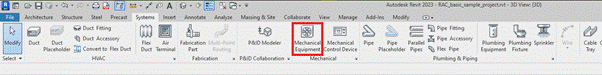 Mechanical Equipment autodesk revit