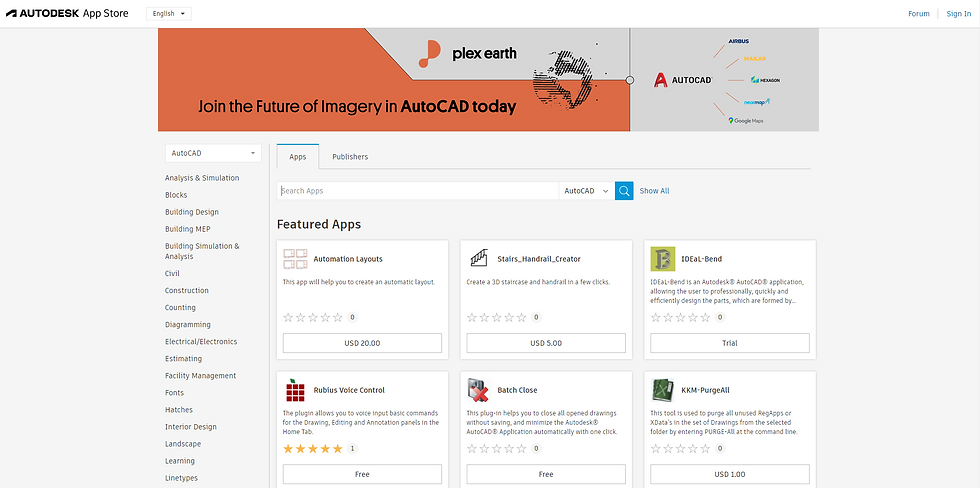 autodesk-app-store-filtar-autocad-proizvodi