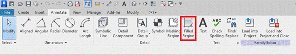 Fill Pattern (ispuna uzorkom/hatch-om) u 3D familijama autodesk revit