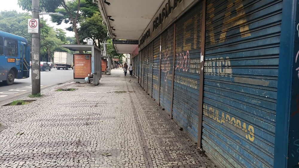 Centro de BH vazio