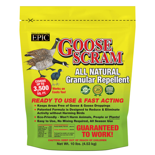 10pound BAG of Goose Scram granular goose repellent Shop EPIC