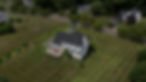 Aerial view of a new asphalt shingle roof on a Connecticut home