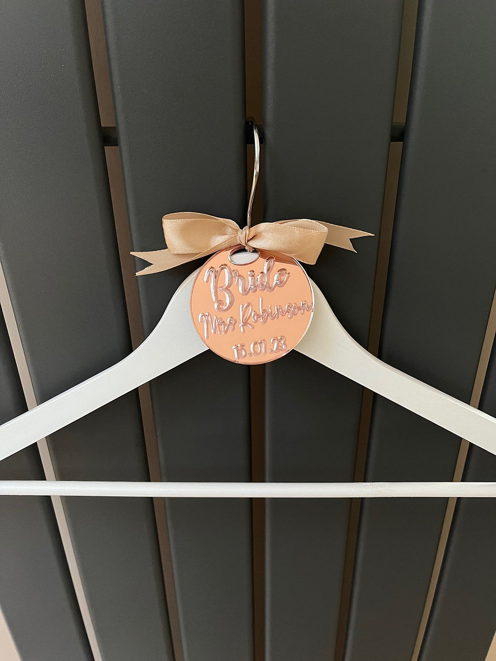 Thumbnail: Personalised laser engraved clothes hangers
