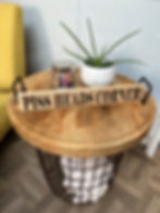 Solid oak sign with rude/sweary phrases