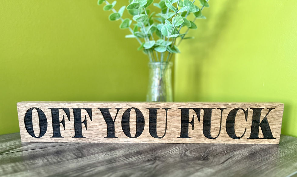Thumbnail: Rude sweary signs