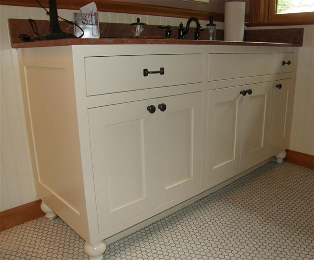 Custom Vanity with Inset Doors