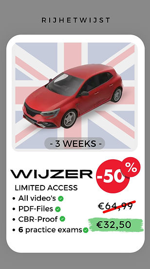 Engelse auto theorie cursus