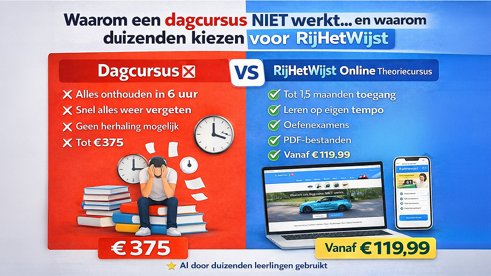 Dagcursus of online theoriecursus